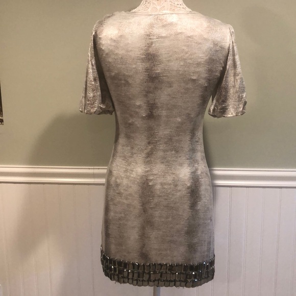 The Collection by SaraSara Silver Bling Mini Dress - Picture 5 of 8